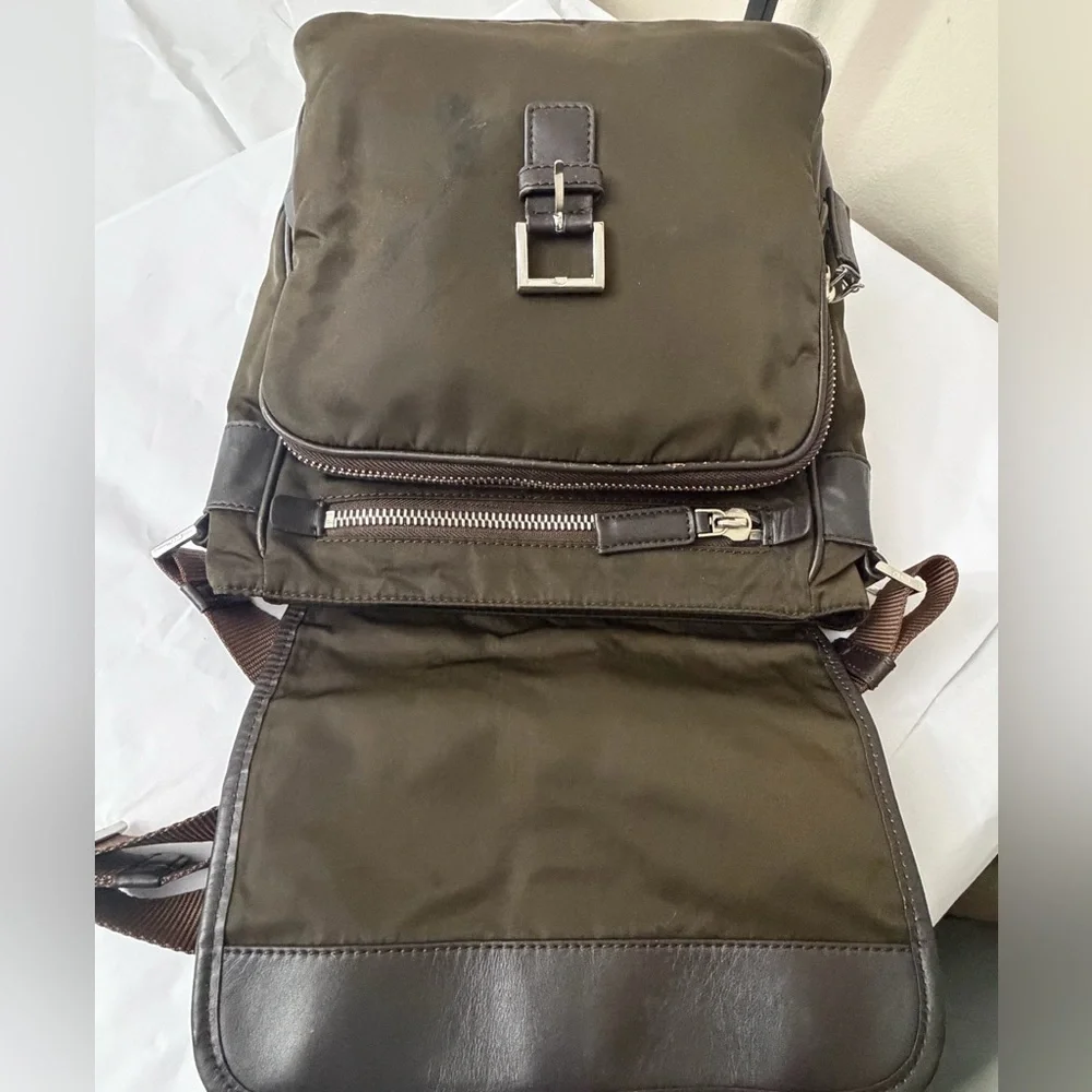 Prada Dark Brown Men's Messenger Bag